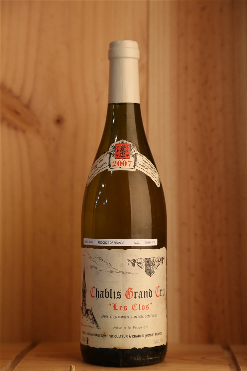 2007 Rene et Vincent Dauvissat  Les Clos, Chablis Grand Cru,