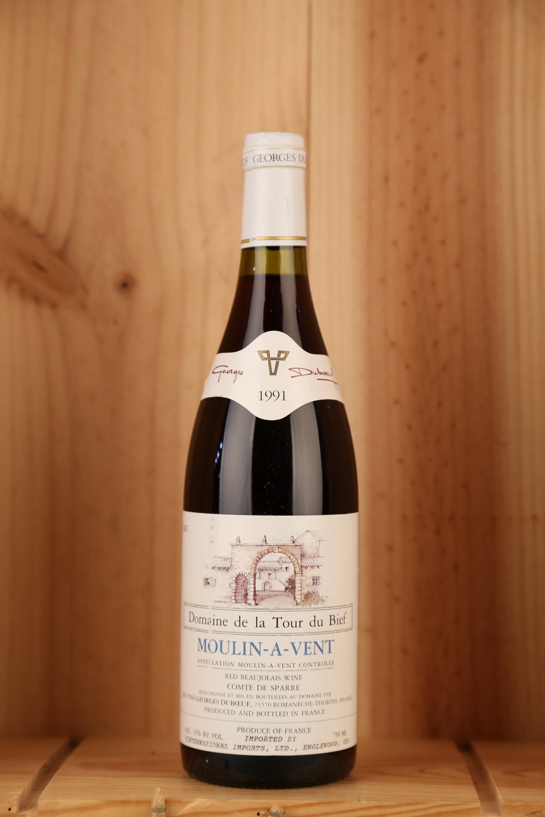 1991 Georges Deboeuf Domaine de la Tour du Bief Moulin-a-Vent, 750ml