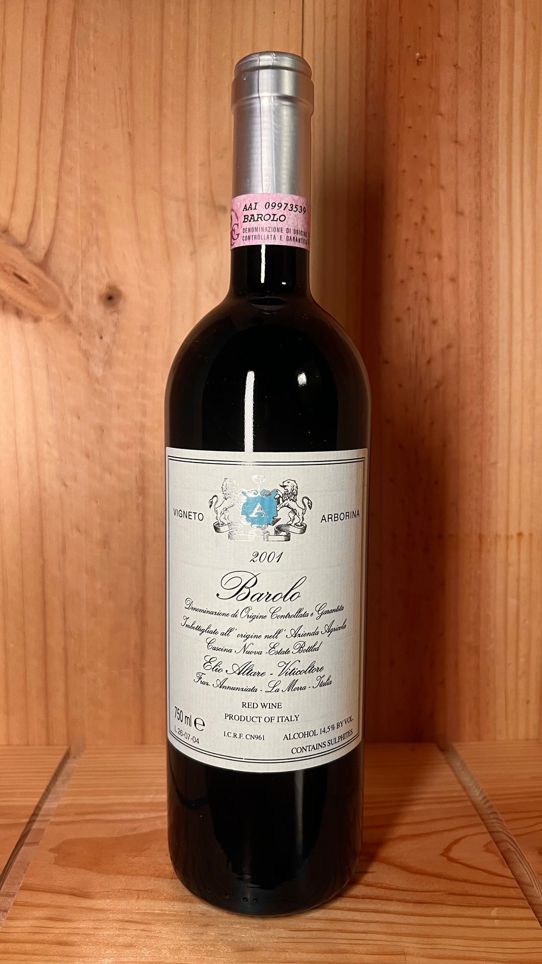 2001 Elio Altare Barolo Vigneto Arborina, 750ml
