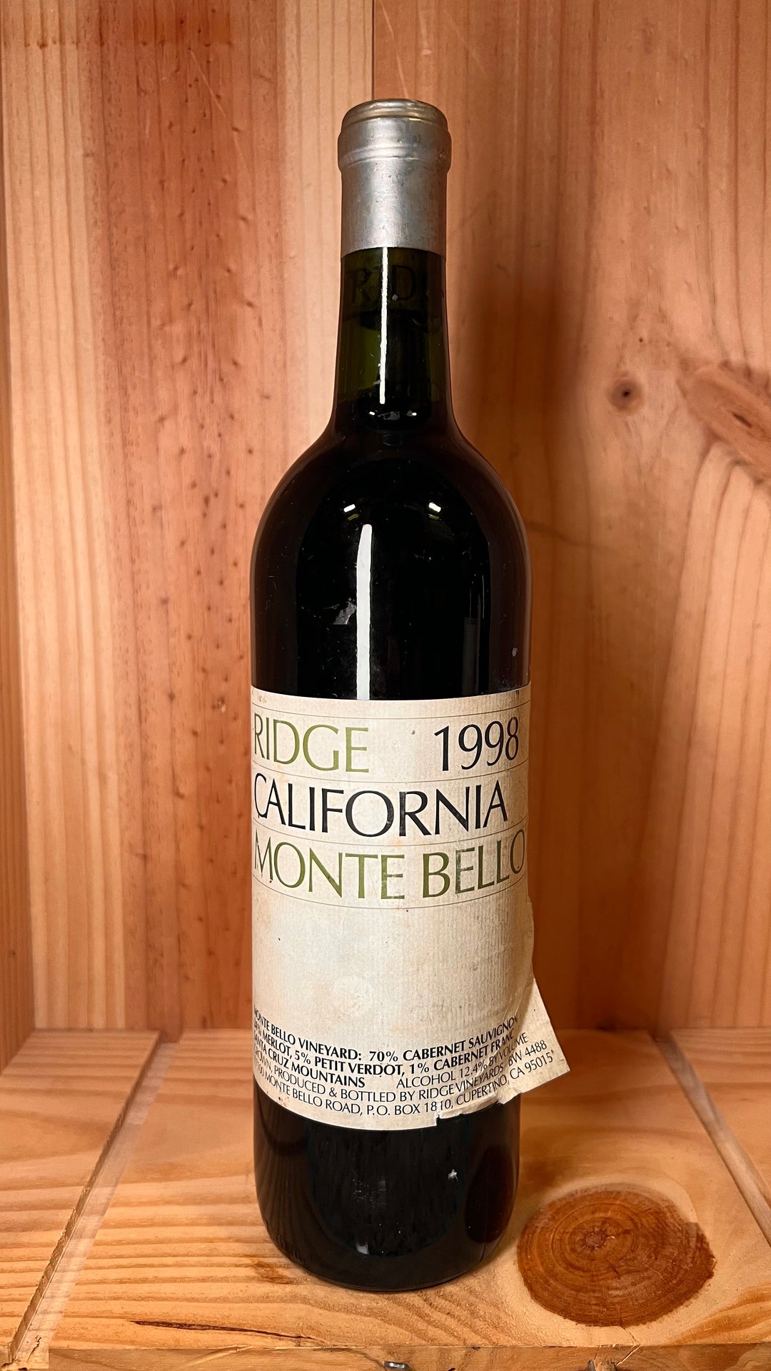 1998 Ridge Monte Bello, 750ml