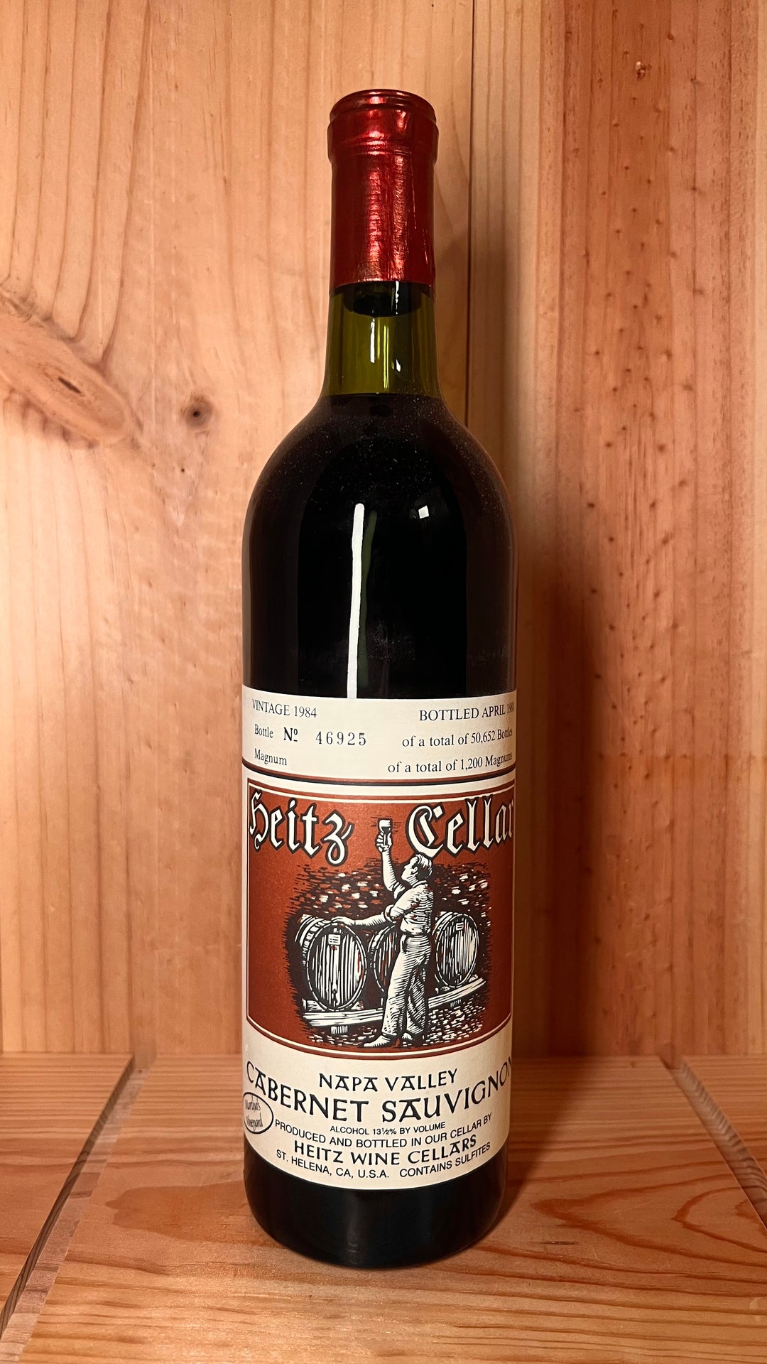 1984 Heitz Cellar Cabernet Sauvignon Martha's Vineyard, 750ml