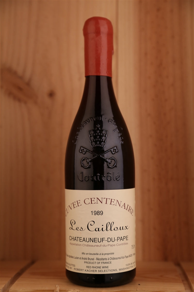 1989 Lucien et Andre Brunel Chateauneuf-du-Pape Les Cailloux Cuvee Centenaire, 750ml