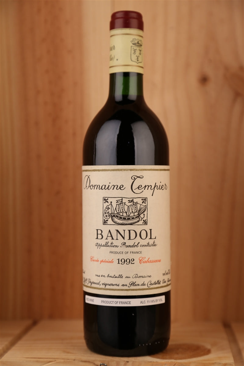 1992 Domaine Tempier Bandol Rouge Cuvee Cabassaou, 750ml