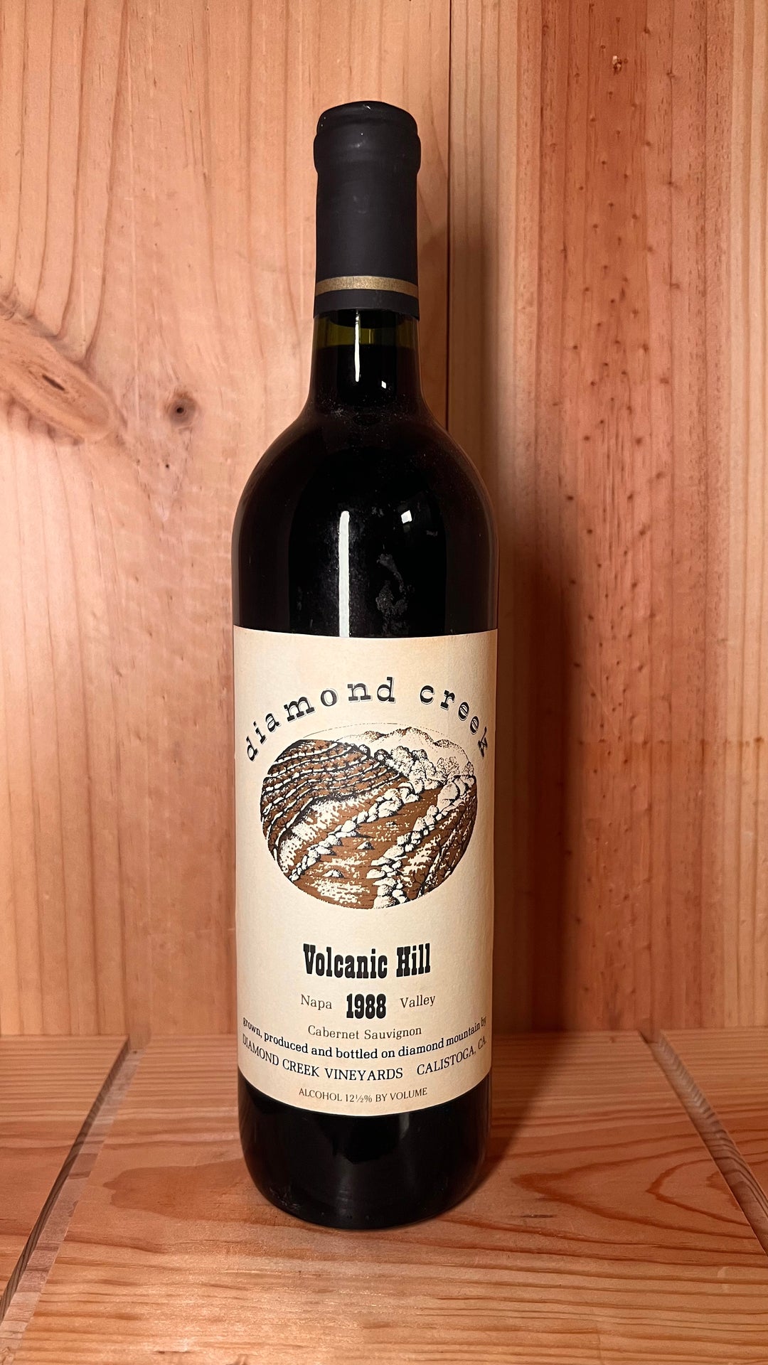 1988 Diamond Creek Cabernet Sauvignon Volcanic Hill, 750ml
