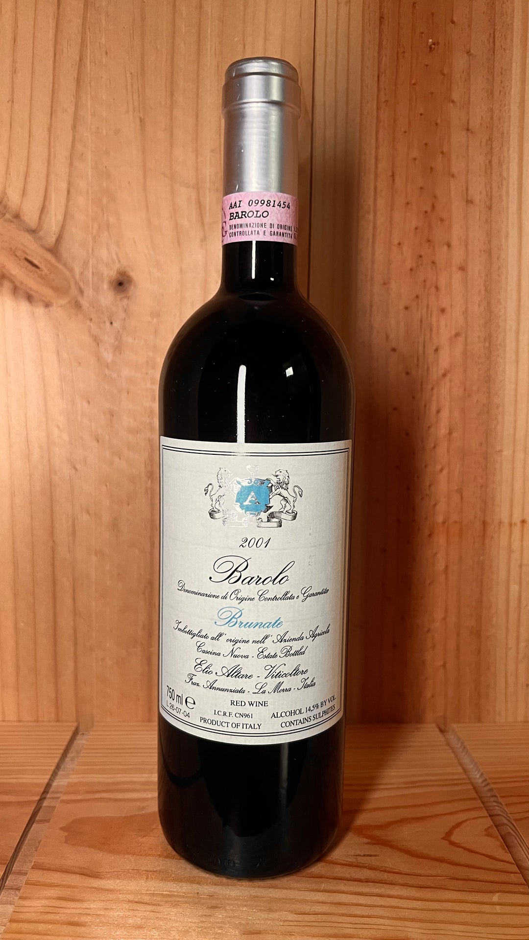 2001 Elio Altare Barolo Brunate, 750ml