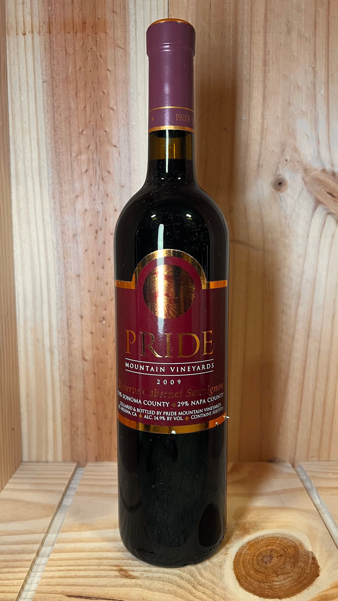 2009 Pride Mountain Vineyards Cabernet Sauvignon Reserve, 750ml