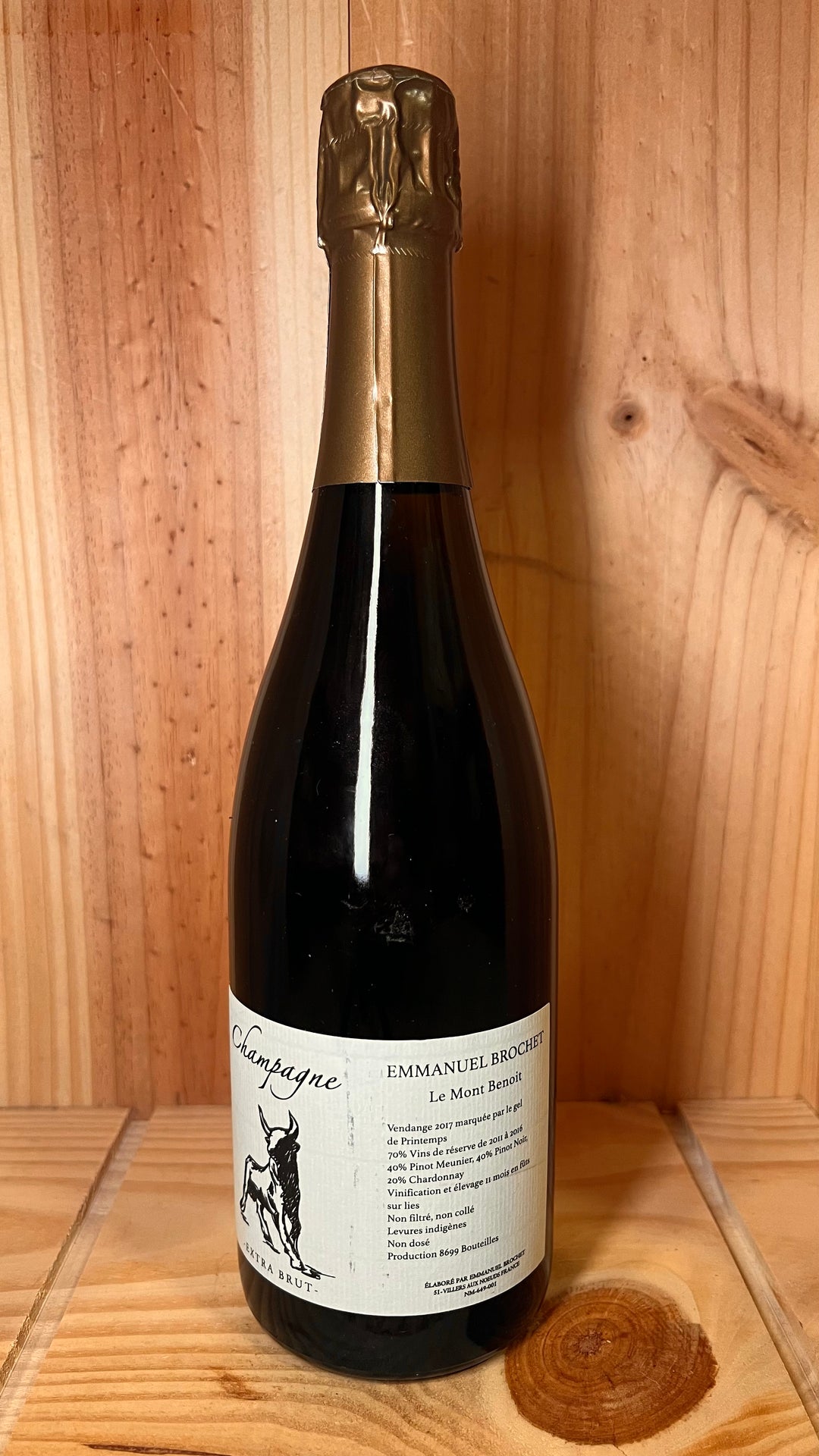 2017 Emmanuel Brochet Champagne Premier Cru Extra Brut Le Mont Benoit, 750ml