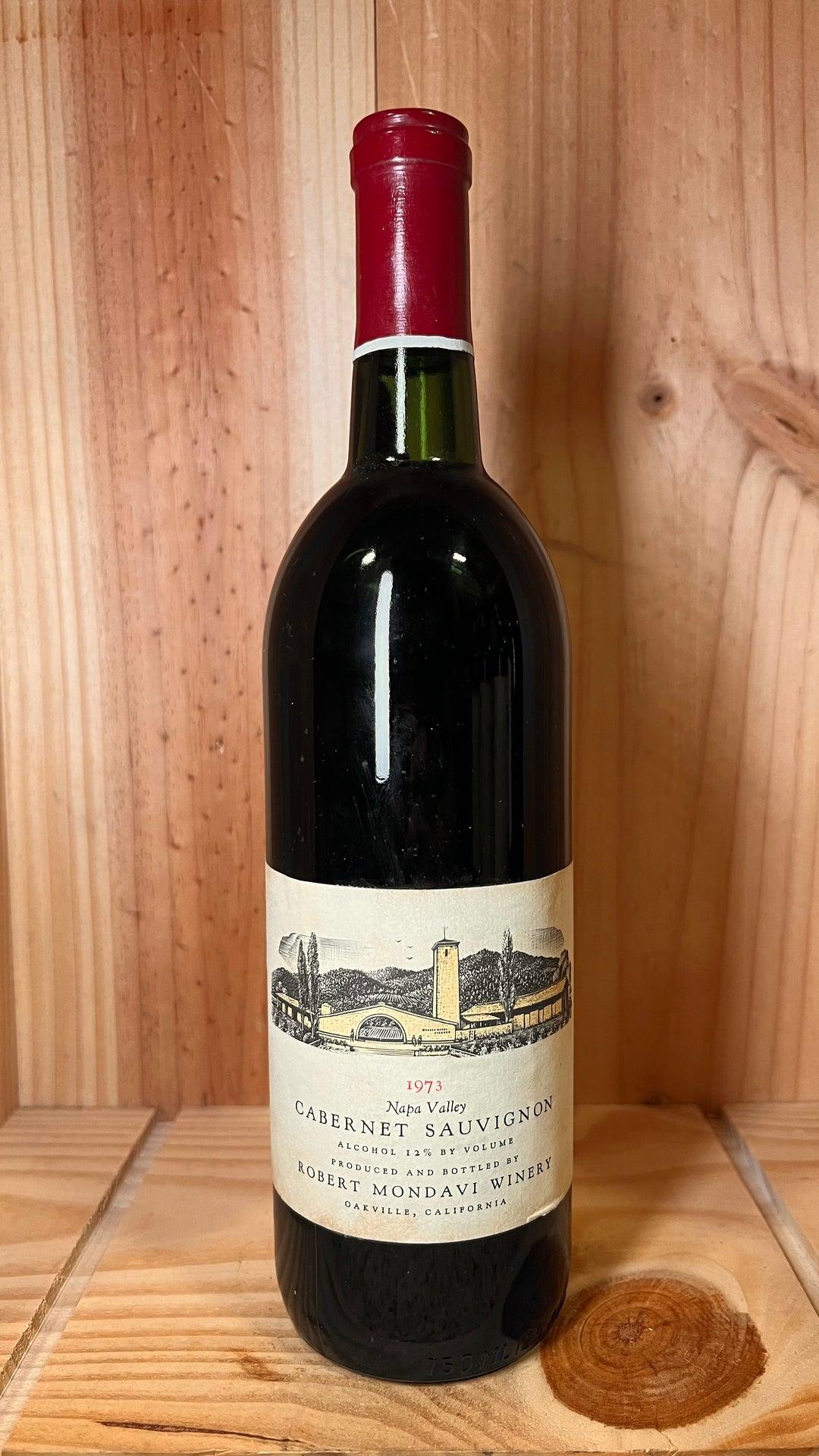 1973 Robert Mondavi Winery Cabernet Sauvignon Napa Valley, 750ml