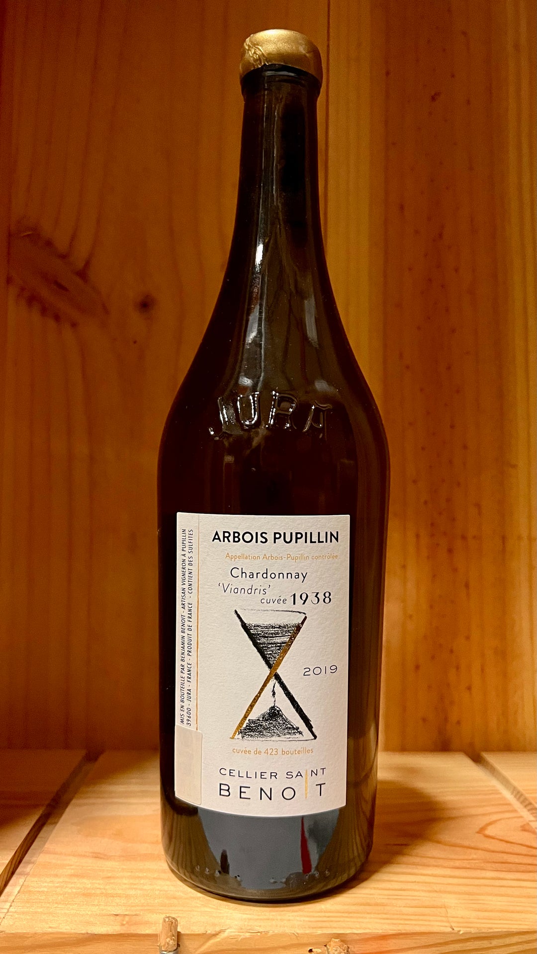 2019 Cellier Saint Benoit Arbois Pupillin Chardonnay Viandris Cuvée 1938 , 750Ml