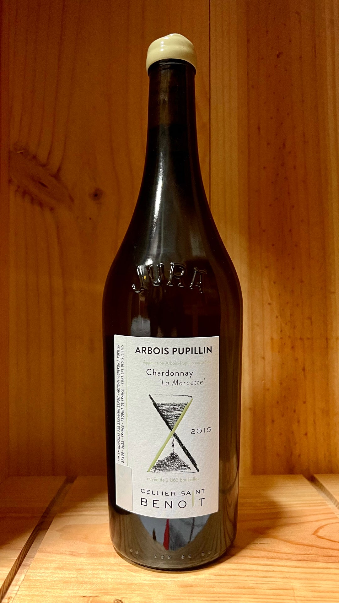 2019 Cellier Saint Benoit Arbois Pupillin Chardonnay La Marcette, 750Ml