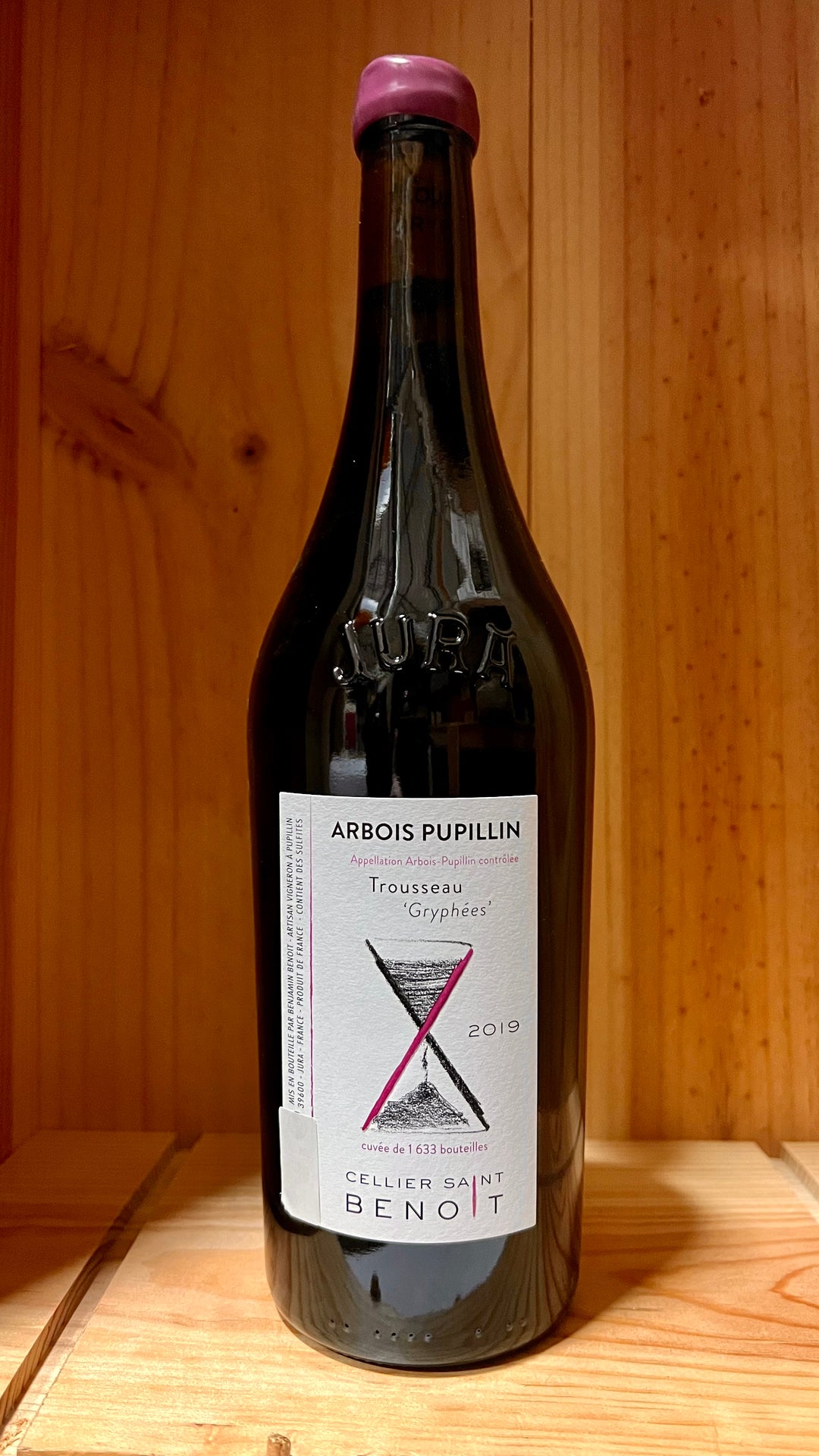 2019 Cellier Saint Benoit Arbois Pupillin Trousseau Gryphées, 750Ml