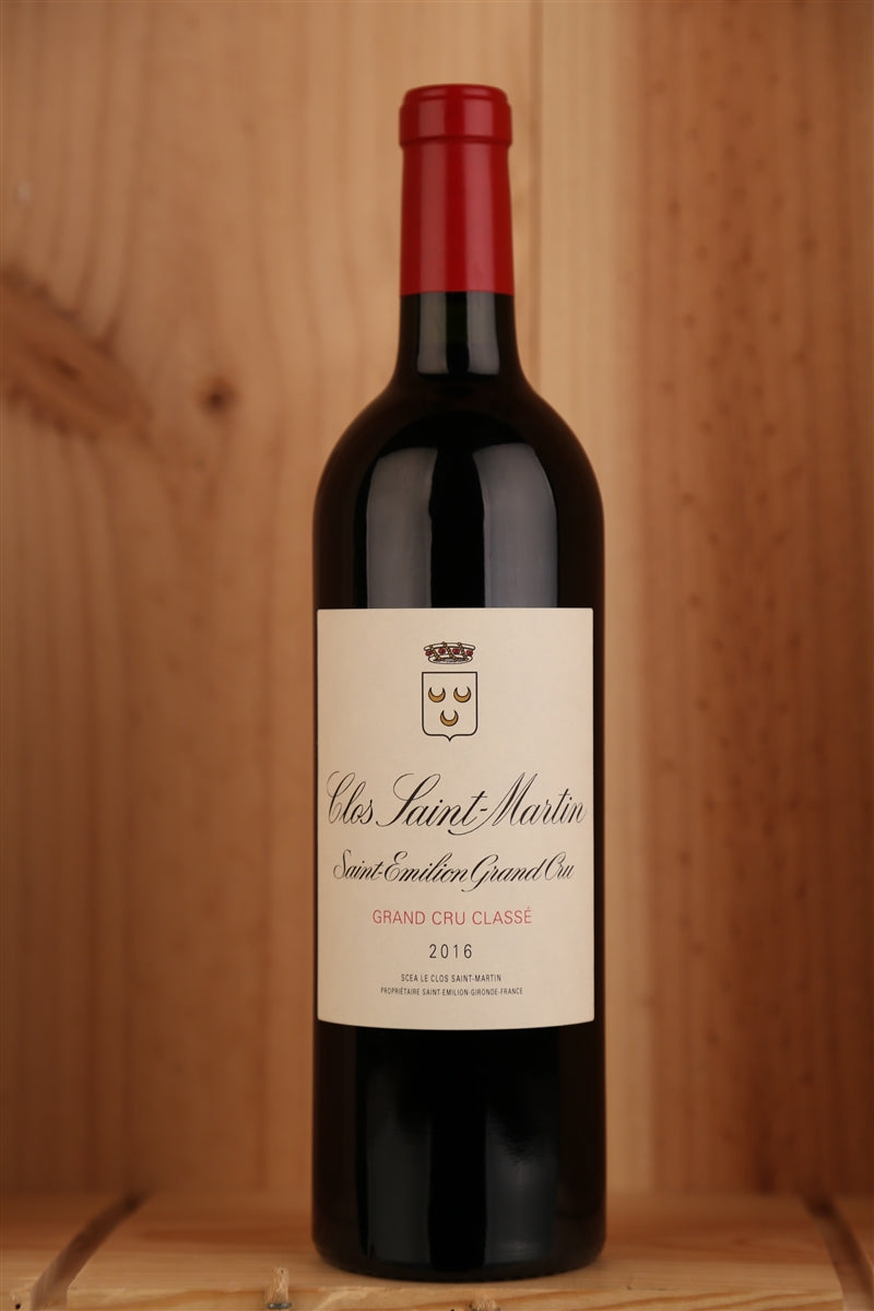 2016 Chateau Clos Saint Martin, Saint-Emilion Grand Cru,  750ml