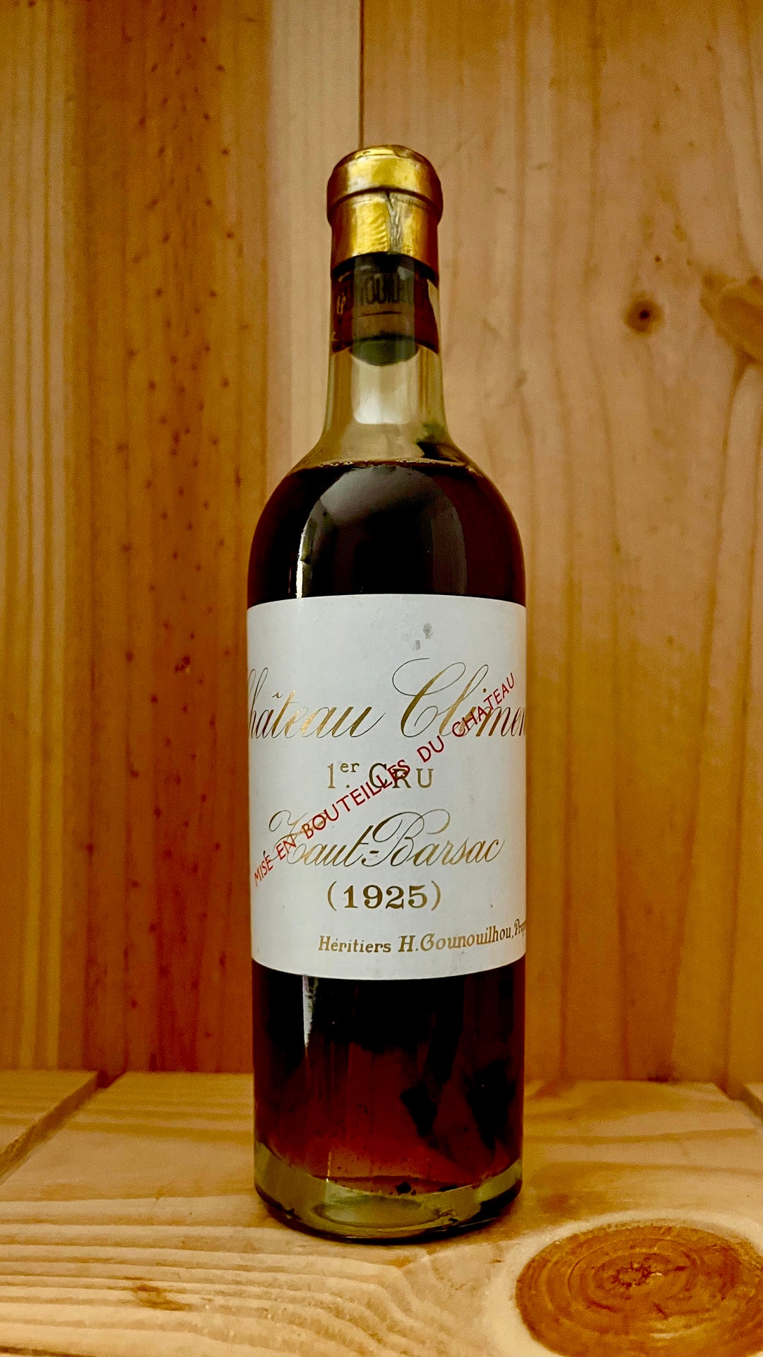 1925 Chateau Climens, 375ml