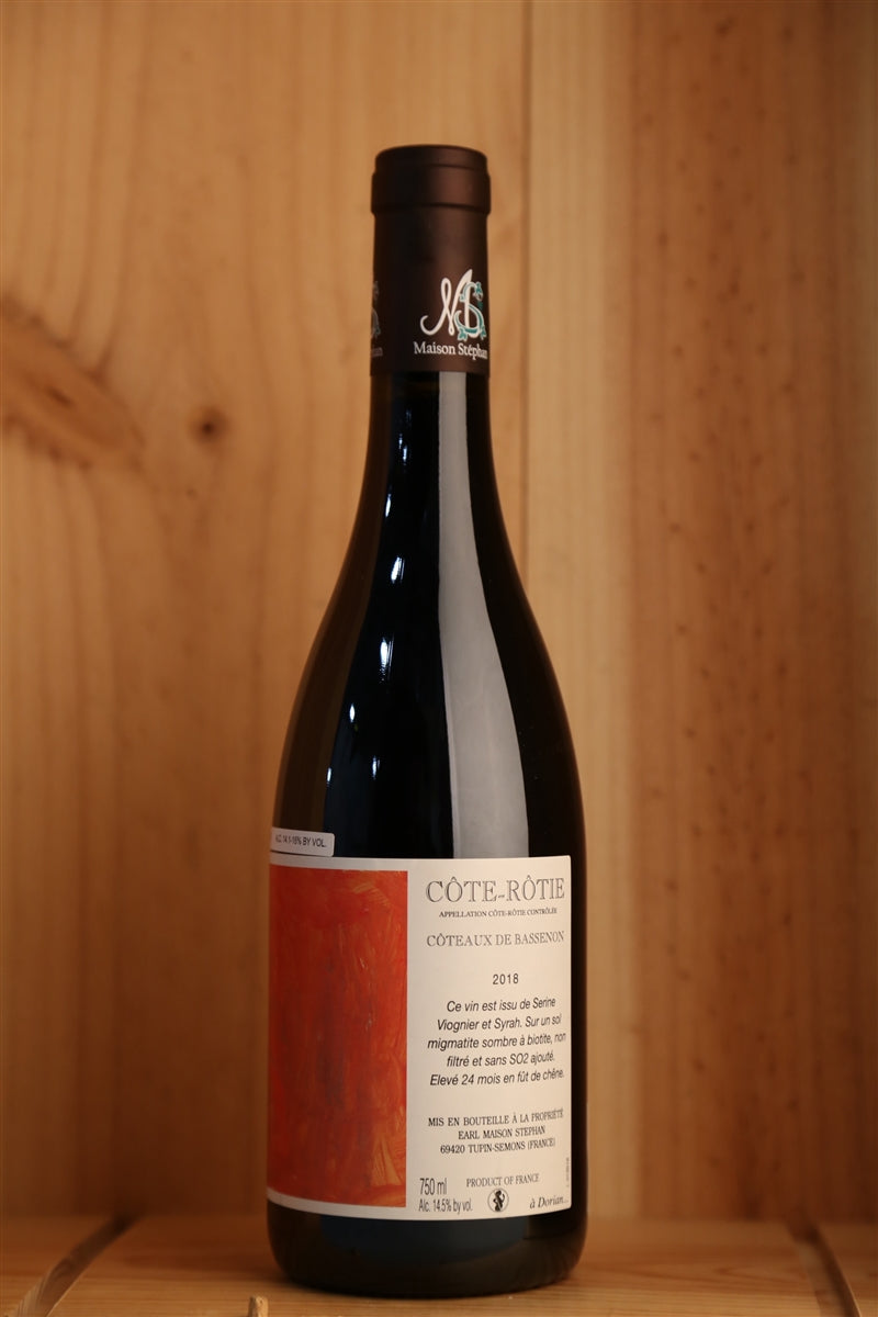 2018 Maison Stephan Cote Rotie Coteaux de Bassenon, Rhone, 750ml