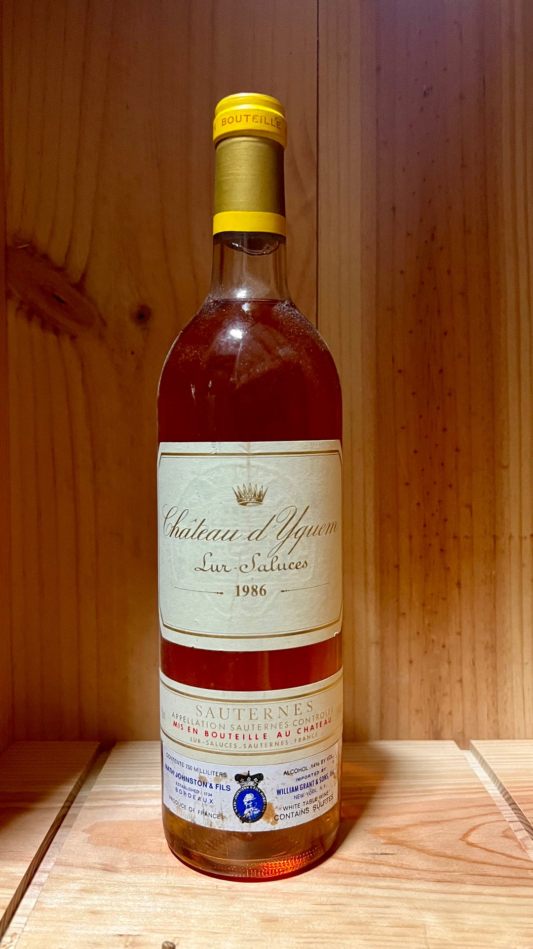 1986 Chateau d'Yquem, 750ML