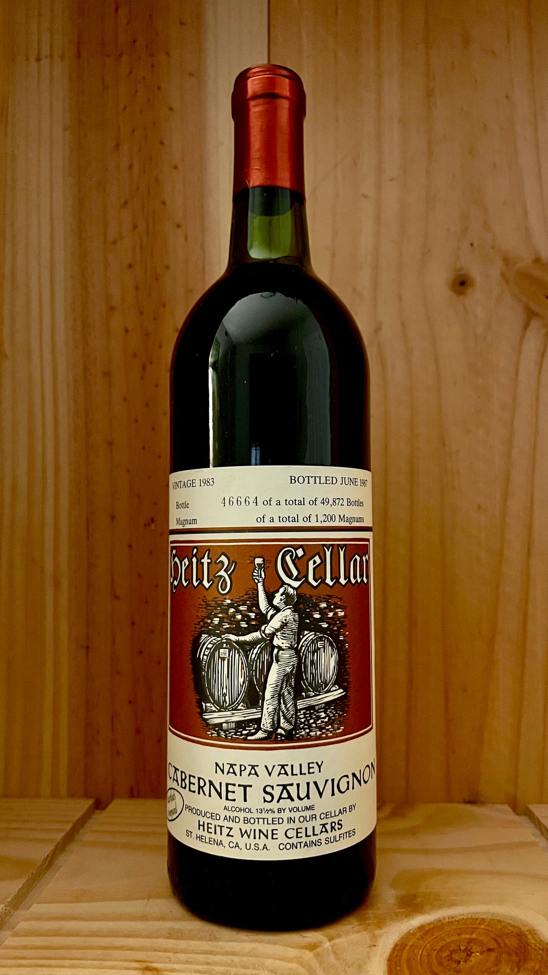 1983 Heitz Cellar Cabernet Sauvignon Martha's Vineyard, 750ml