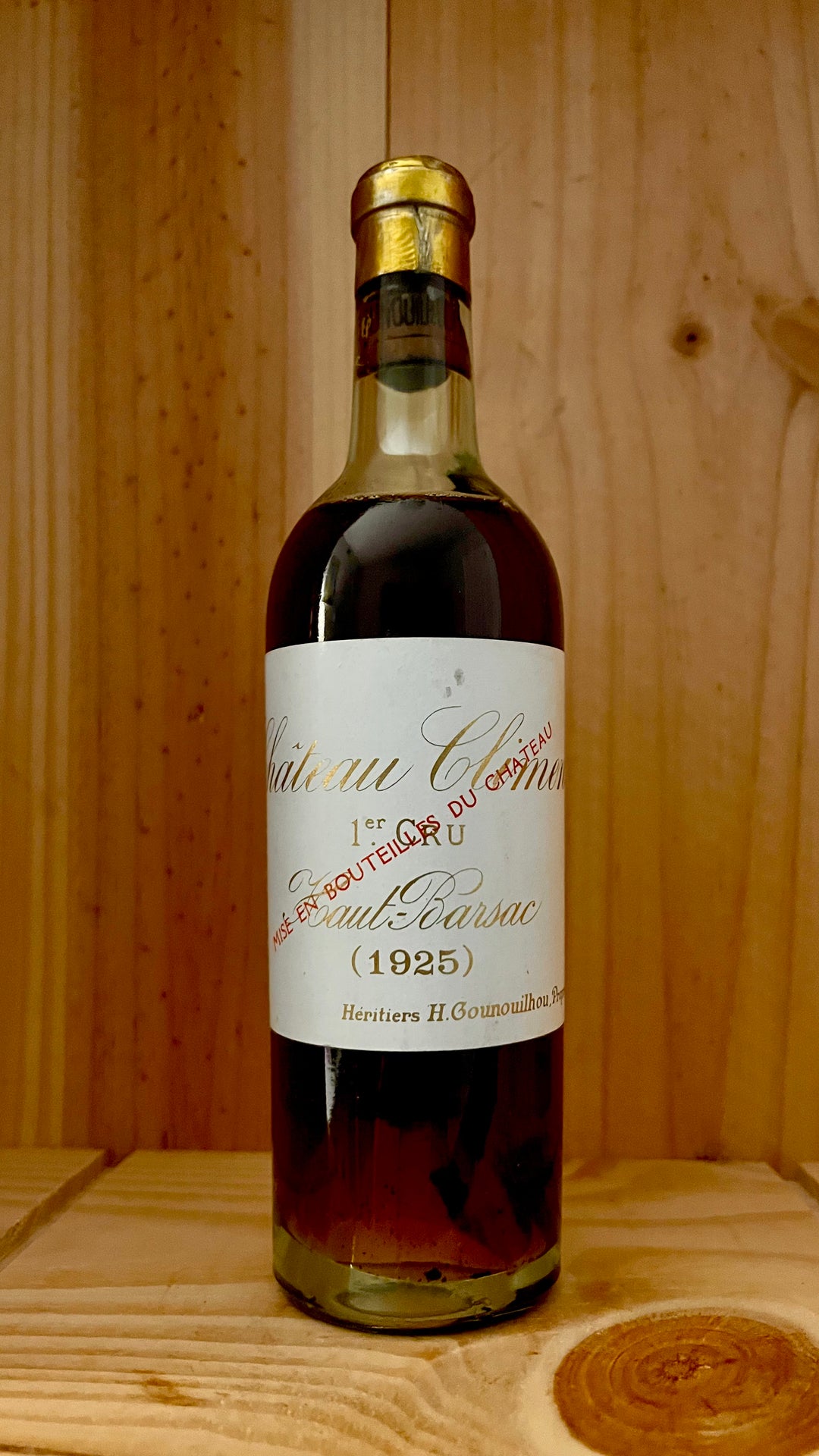 1925 Chateau Climens, 375ml